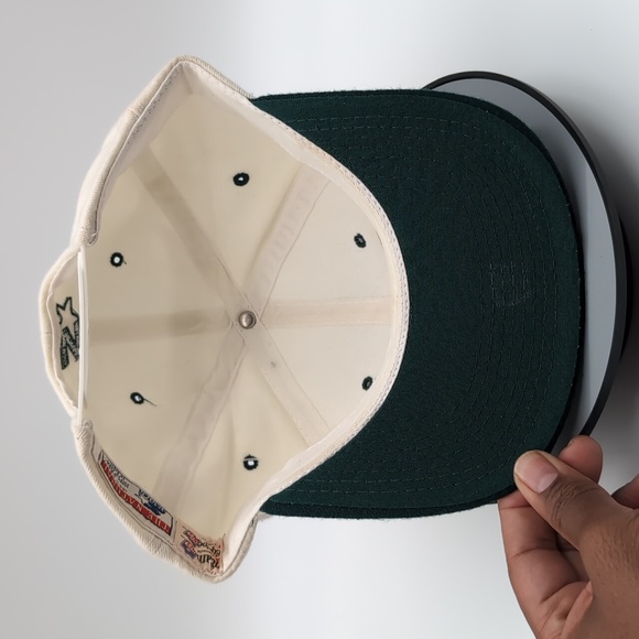 Starter| NWT NFL Vintage White Green Bay Packers Wool Sports Cap Snap Back - Picture 12 of 15